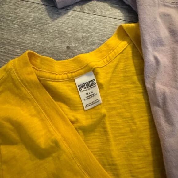 Victoria Secret- Pink shirt bundle- size Medium - Picture 2 of 4